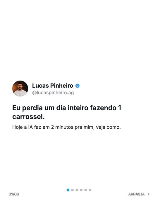 Template Post / Rede Social da Carrosseia