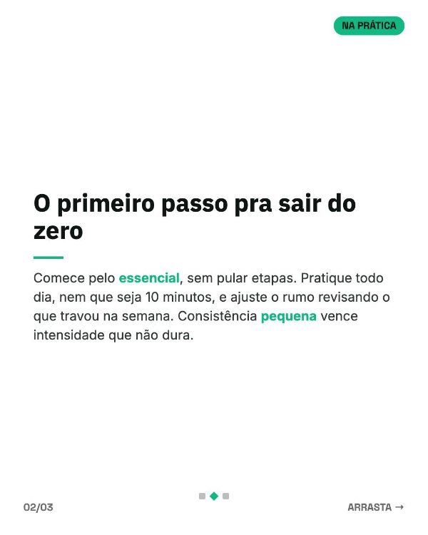 Slide de conteúdo do template Contabilidade e Financeiro