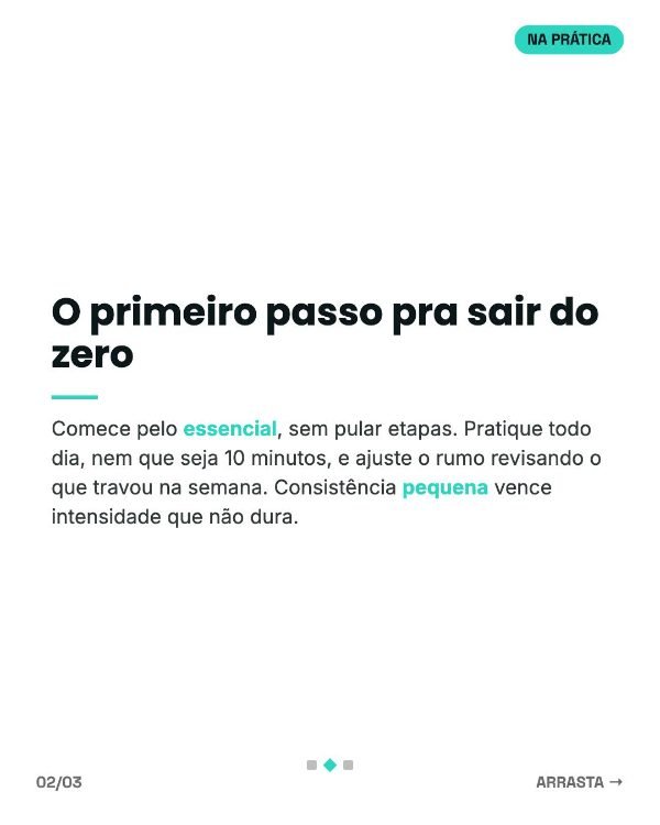 Slide de conteúdo do template Dentistas